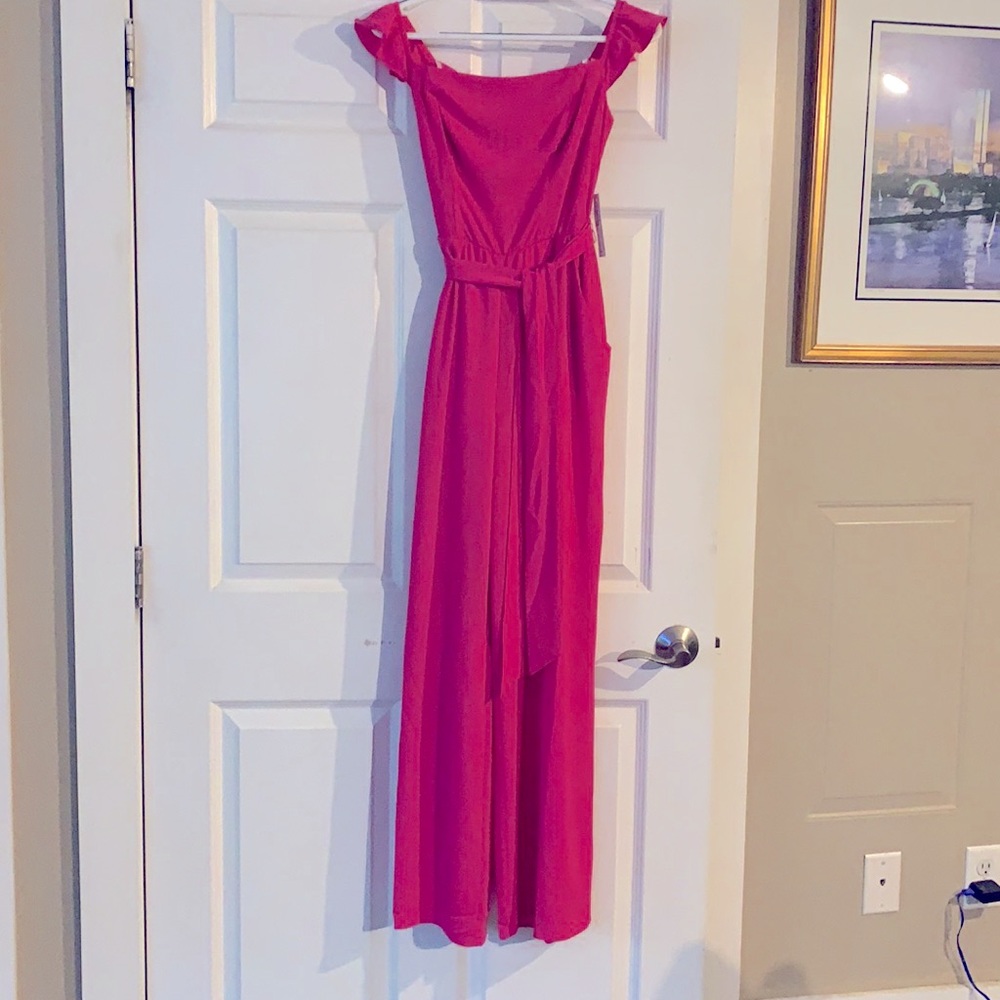 NWT Fuschia Premier Amour Jumpsuit